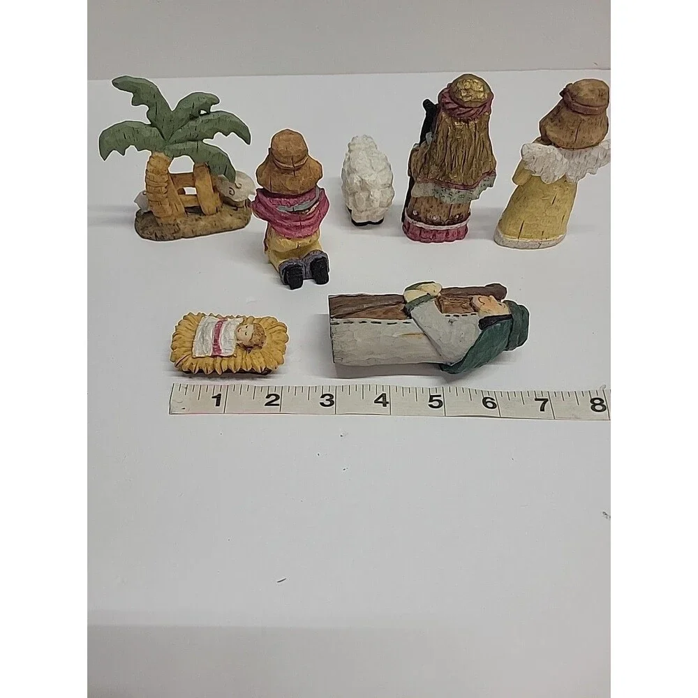 NATIVITY SET RESIN 7 PIECE‎ 4